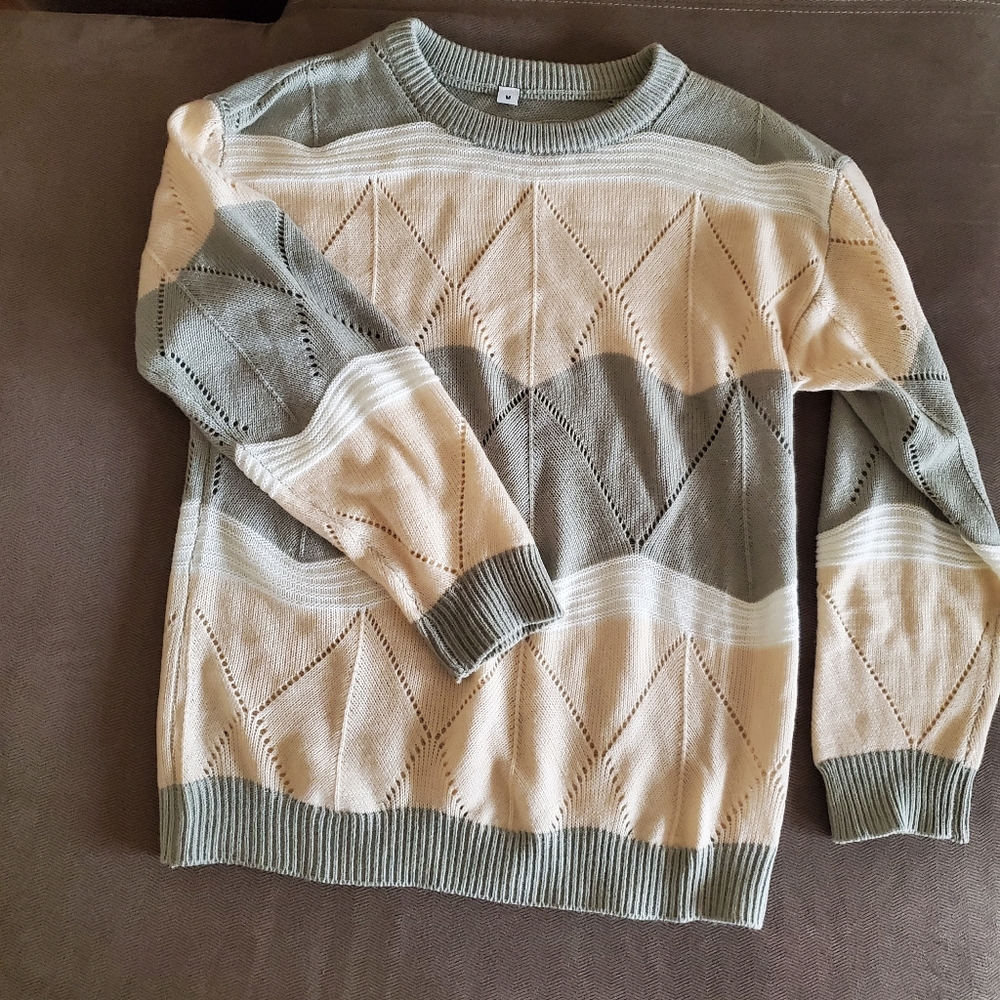 Colorblock sweater